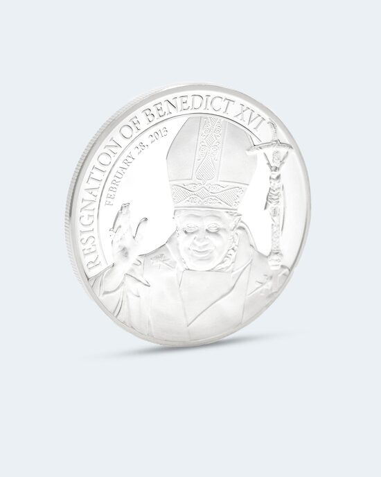 Produktabbildung für Papst-Silbermünze