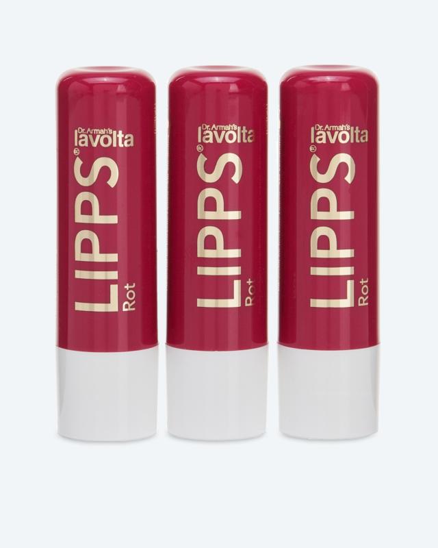 Color Lips Rot Lippenpflege, 3tlg.