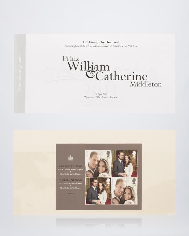 Produktabbildung für Briefmarken Kate & William