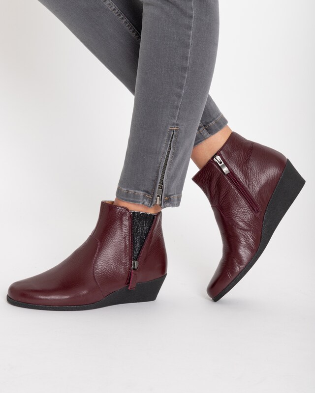 Modische Modische StiefeletteHier Glattleder Top Top Glattleder Online rdChsQt