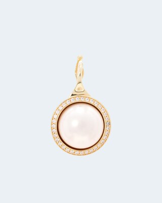 Vario-Clip mit Muschelkernperle 14 mm