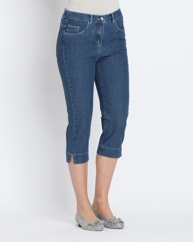 Beauty Caprijeans mit Emana-Garn