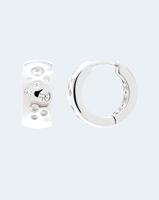 Produktabbildung für Creolen mit Zirkonia