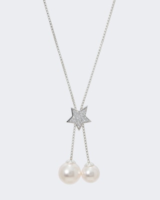 Collier Muschelkernperle 10 - 12 mm