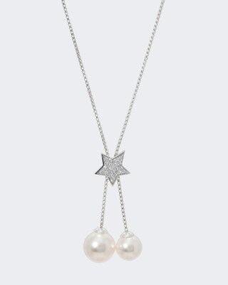 Collier Muschelkernperle 10 - 12 mm