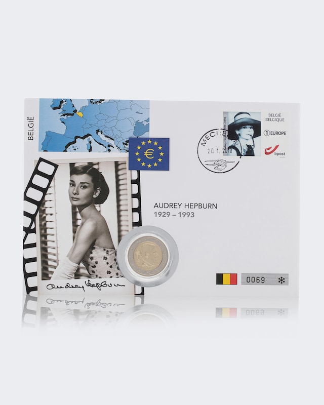 2€-Numisbrief Audrey Hepburn
