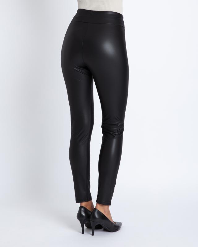 Fake Leder Leggings Mit Thermoeffekt Hier Online