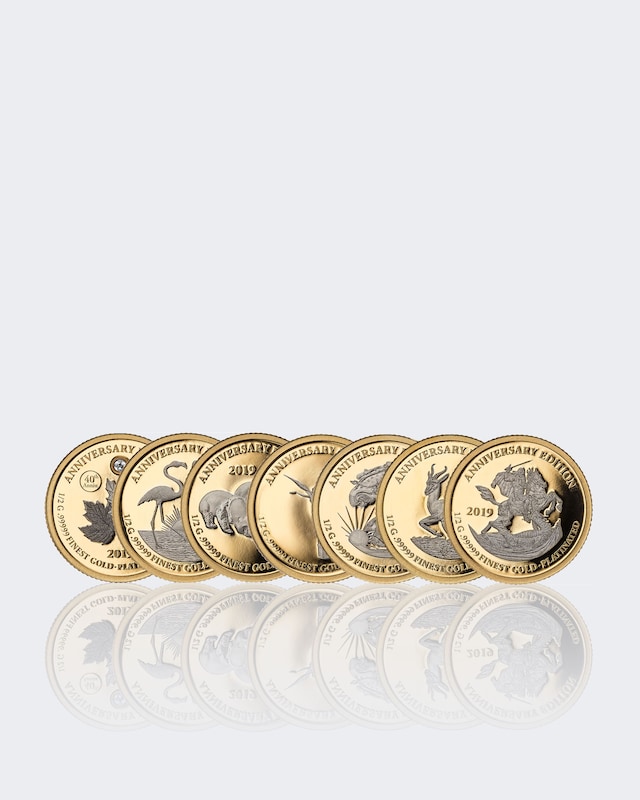 Half Gram Gold Coins 2019 Annivers. Edit.