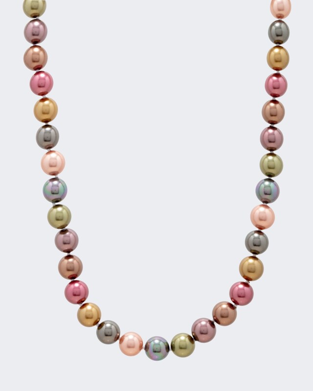 Collier mit Muschelkernperlen