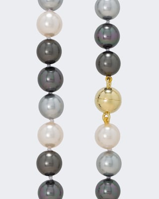 Produktabbildung 6 für Collier aus Muschelkernperlen 11 mm