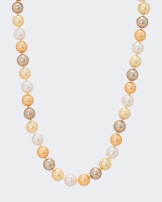 Produktabbildung 2 für Collier aus Muschelkernperlen 11 mm