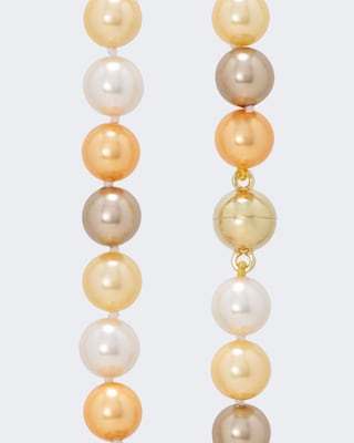 Produktabbildung 3 für Collier aus Muschelkernperlen 11 mm