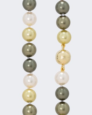 Produktabbildung 9 für Collier aus Muschelkernperlen 11 mm