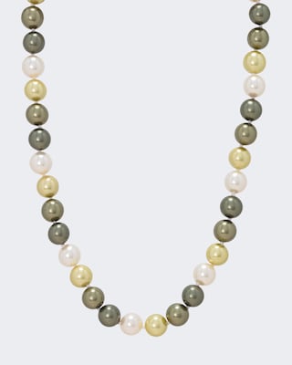 Produktabbildung 8 für Collier aus Muschelkernperlen 11 mm