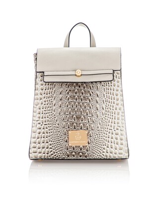 Rucksack im Alligator-Design