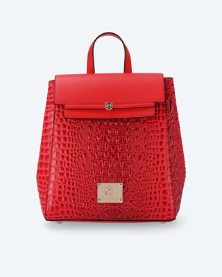 Rucksack im Alligator-Design
