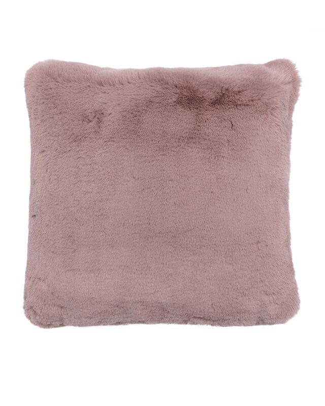 Edelzeit Wendedecke aus weichem Lammfellimitat Kuscheldecke mit Kissen