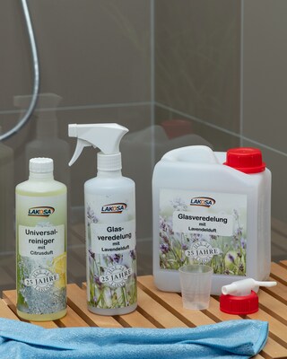 Glasveredelung 2,5 l mit Universalreiniger