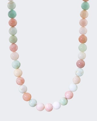 Collier mit Chrysopras & Pink Opal