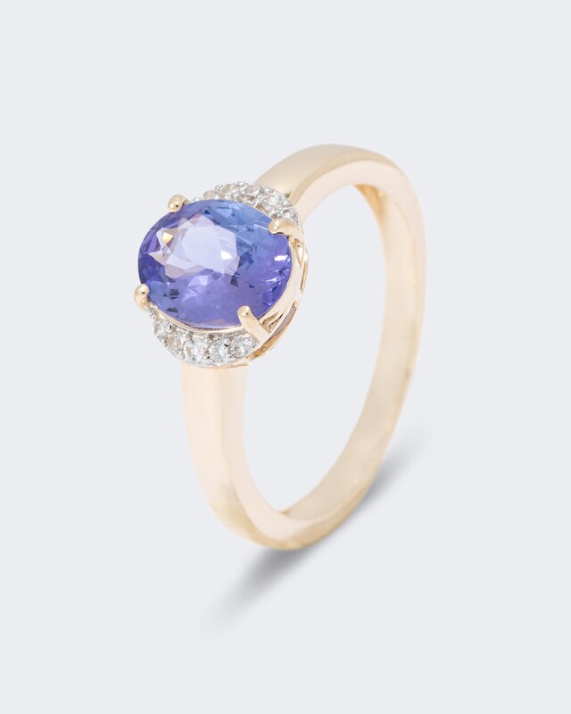 Goldring Mit Tansanit Aaa Hier Online