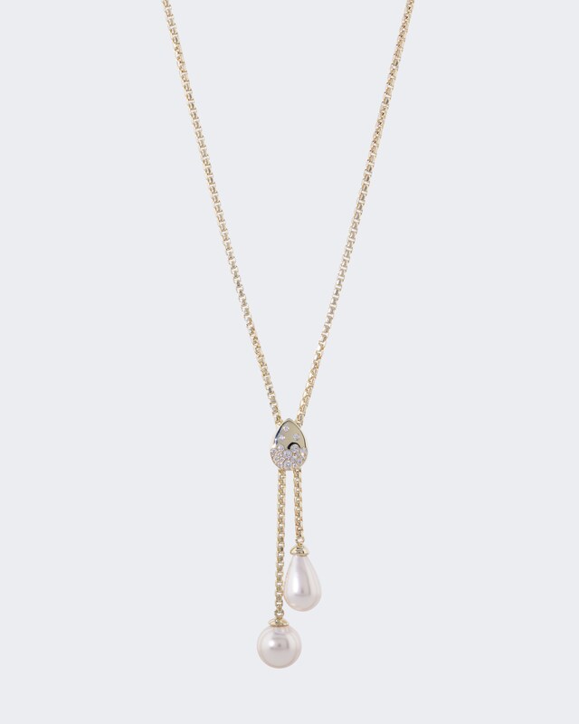 Slider-Collier Muschelkernperle
