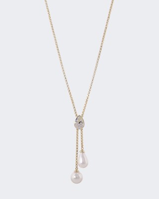 Slider-Collier Muschelkernperle