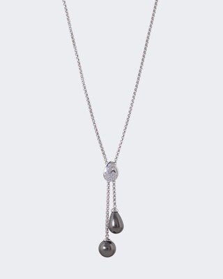 Slider-Collier Muschelkernperle