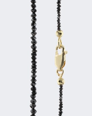Collier mit schwarzen Diamanten und 14,0 Karat
