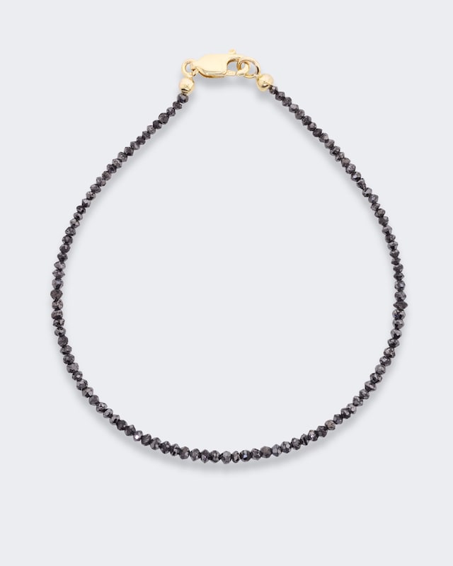 Armband mit schwarzen Diamanten ca. 5,5 ct