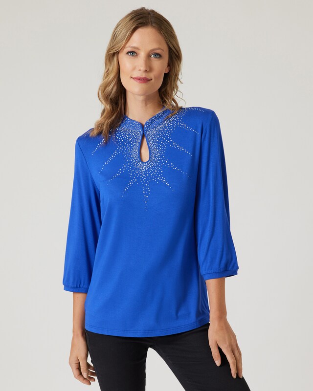 Shirt mit Strass