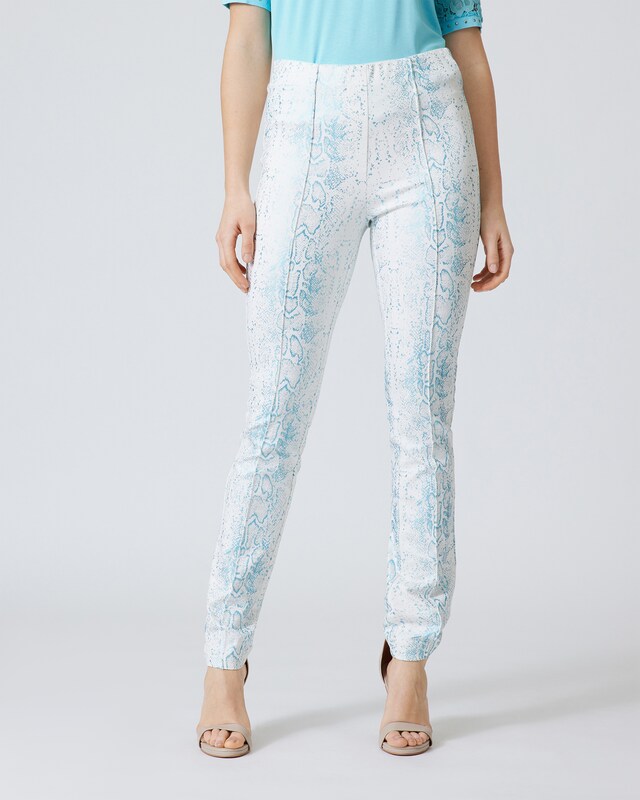 Pontehose mit Schlangenprint