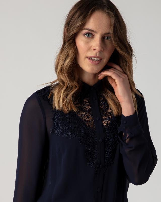 Rita Pfeffinger Bluse Mit Spitze Online Bei Hse24