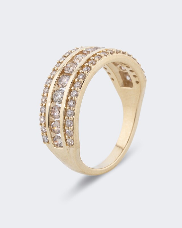 Ring mit Brillanten und 1,00 Karat