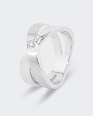 Brillantring 0,03 ct