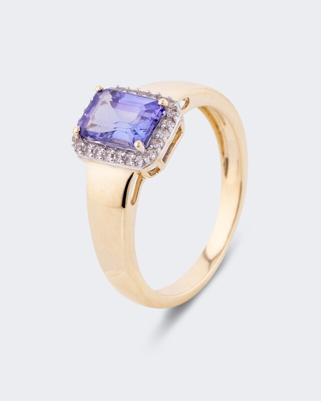 Ring mit Tansanit AAA+