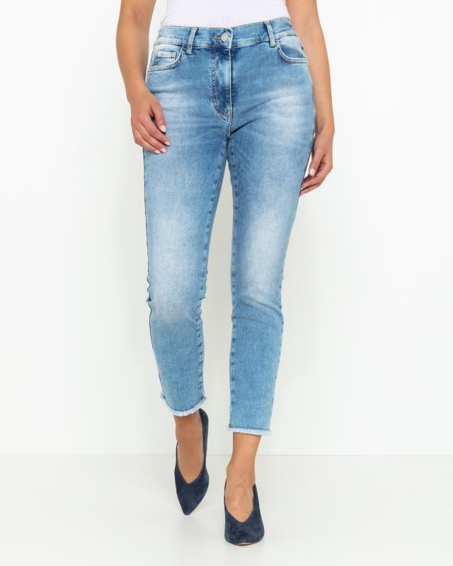 Lola Paltinger 5 Pocket Jeans Mit Fransen Online Kaufen