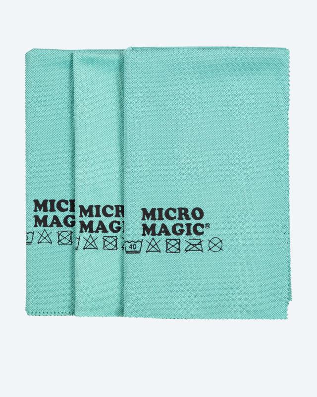 Produktabbildung für Micro Magic Glas-Poliertücher, 3tlg.
