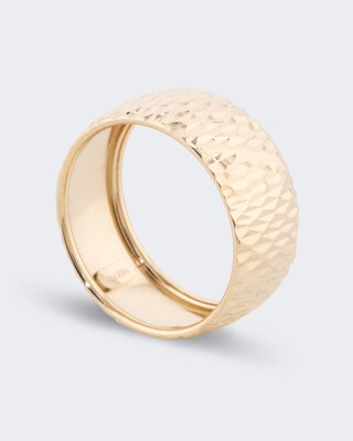 Produktabbildung 3 für Bandring mit Diamantschnitten