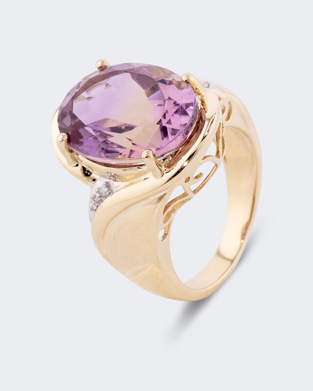 Ring mit Ametrin und Brillanten