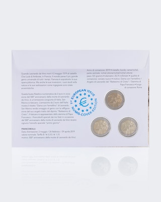 Triple Numisbrief L. da Vinci 2019