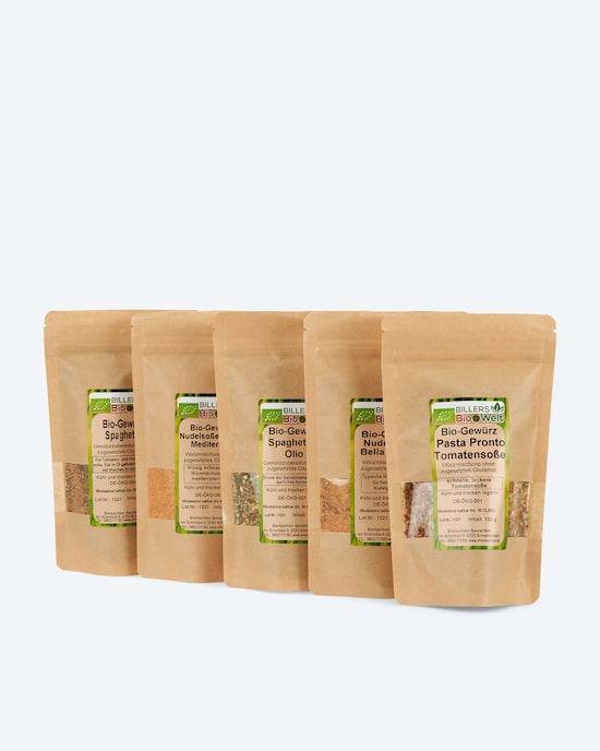 Produktabbildung für Bio Nudelsoßen-Set 5tlg.