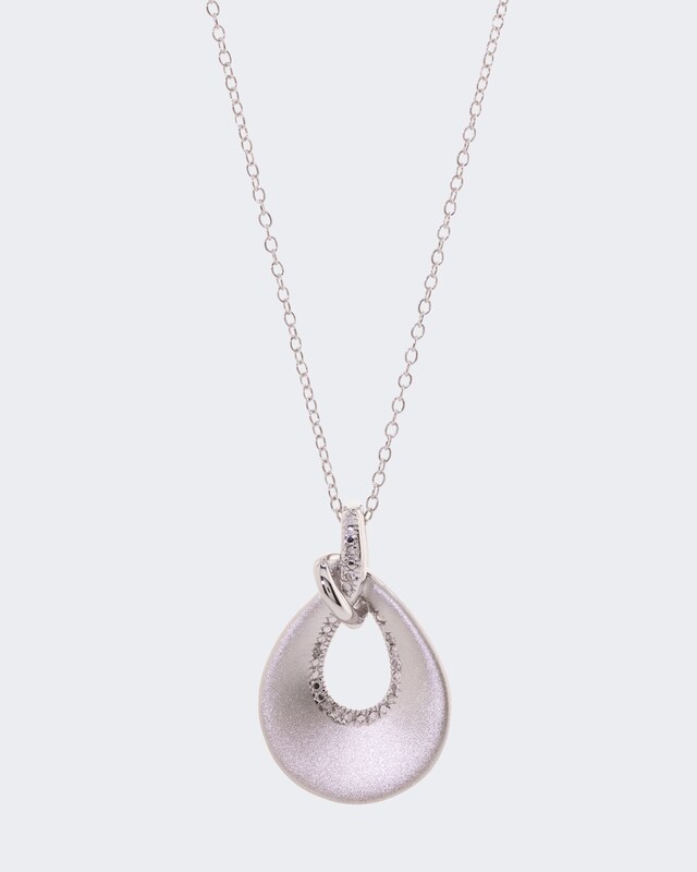 Diamantanhänger 0,015 ct mit Kette