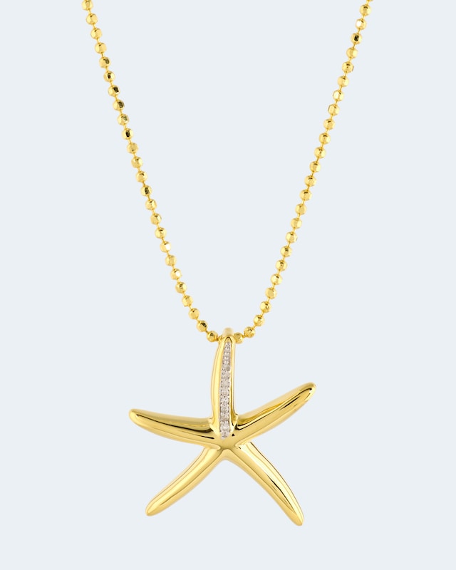 Diamantanhänger + Kette 0,04 ct
