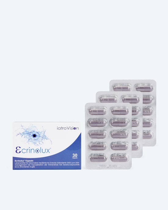 Produktabbildung für Ecrinolux Augenkapseln, 30 St.