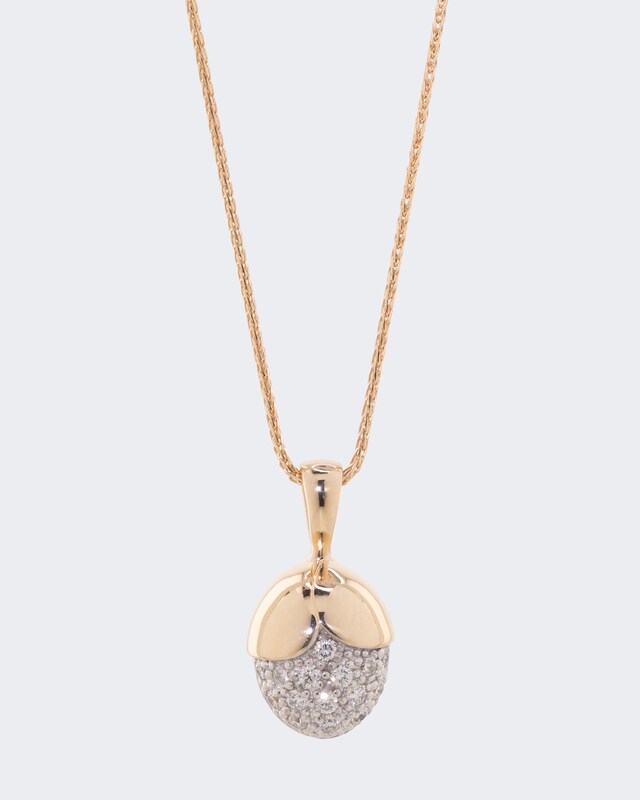 Brillantanhänger 0,15 ct mit Kette