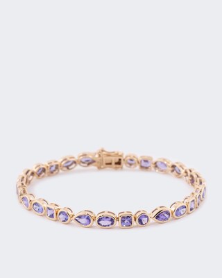 Armband mit Tansanit AAA
