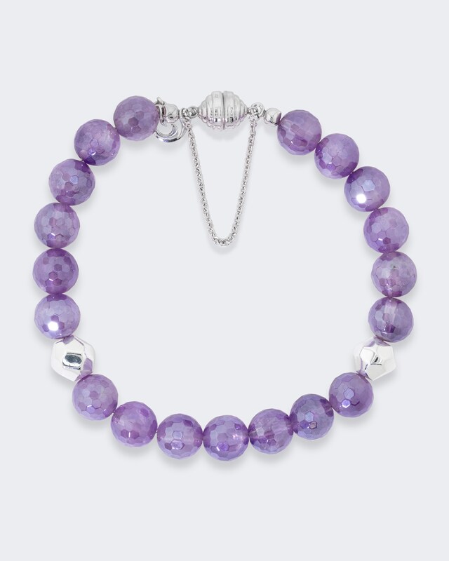 Armband mit Amethyst und Hämatit