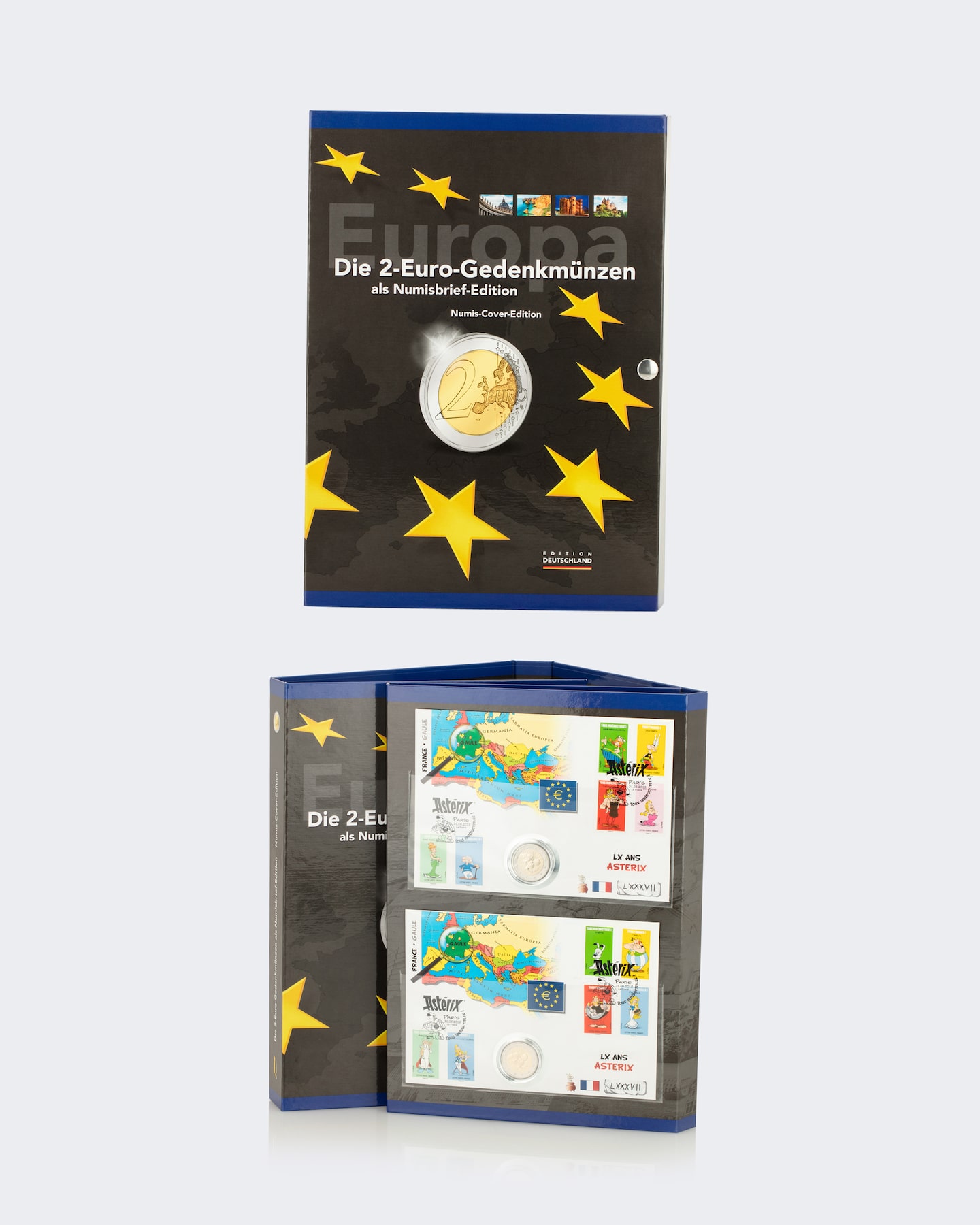 Produktabbildung für 2 Euro Numisbrief 2er-Set "60 Jahre Asterix"