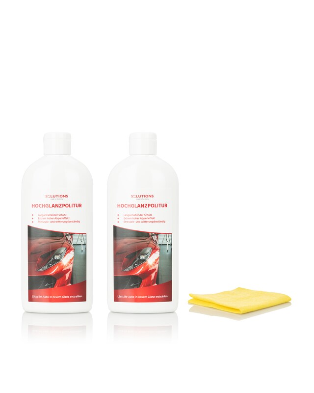 Hochglanzpolitur Duo & Tuch