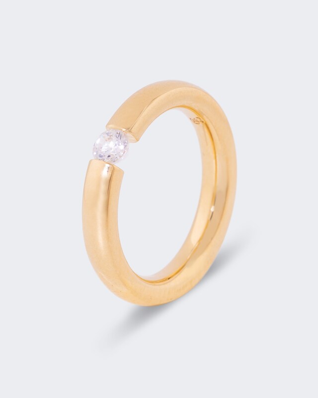 Spannring mit Zirkonia